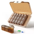 thumbnail image 1 of Weekly Pill Organizer 3 Times a Day, 7 Day Pill Box with Detachable Daily Boxes, 1 of 7