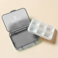 thumbnail image 1 of Weekly Pill Organizer, Moisture-Proof 6 Compartment Box, Portable Travel Case with Removable Containers for Pills and Daily Medications, 1 of 6