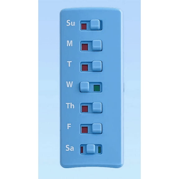 Weekly Pill Reminder Tracker For Seniors And Caregivers Simple Physical Reminder System With No Apps Or Charging Needed For Safe Consistent Medication Habits