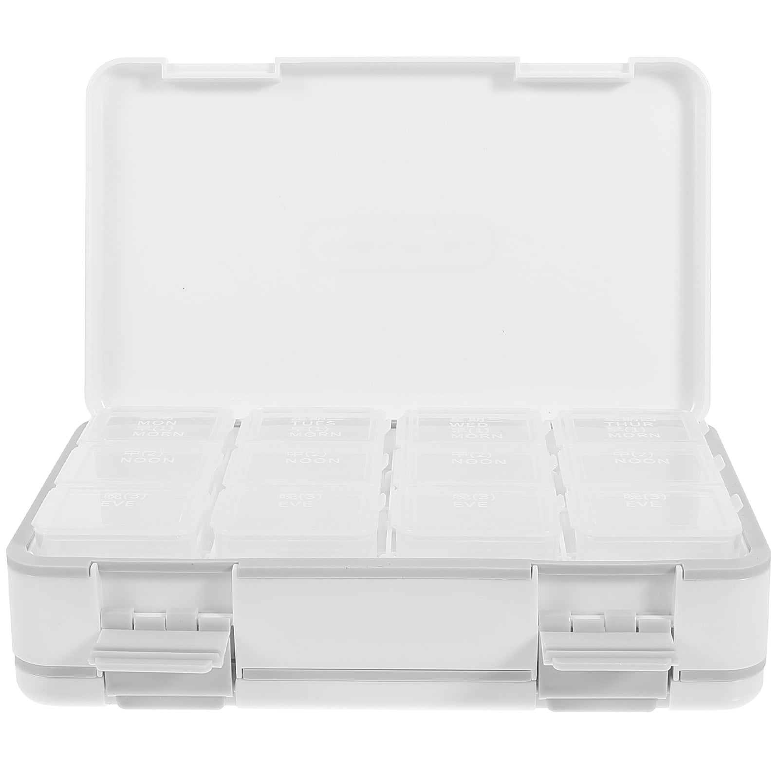 Weekly Pills Box Portable Medication Organizer Weekly Pills Dispenser