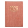 thumbnail image 1 of Weekly Planner 2026, Calendar Planner, A5 Notebook Organizer Planner Daily Planner Notebook Travel Diary, 2026 Weekly Appointment Book, Daily Hourly Planner 2026, 1Pc, Multicolor(Pink,8.1x5.7"), 1 of 9