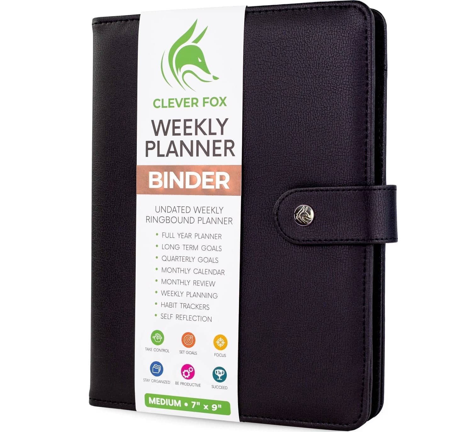 Clever Fox Weekly Planner Binder & Appointment Book