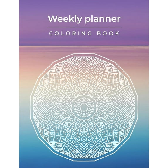 Weekly Planner Coloring Book (Paperback)