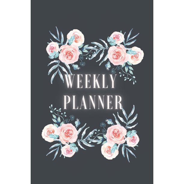Weekly Planner Good Weekly/Monthly Planner For A Student. Roses. Schedule Homework Activity