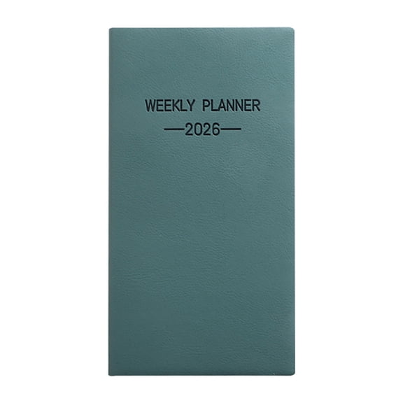 Weekly Planner Notebook, Pocket Organizer Appointment Book, Journal Notebook, A6 Week Plan Notepad for Scheduling, To Do Lists, Notes
