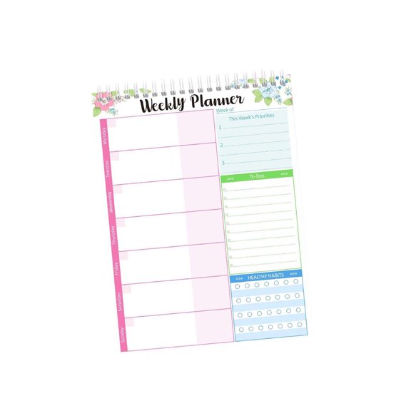 Weekly Planner Notepad, To Do List Pad with Tear Off Sheets for Productivity, Weekly Calendar Desk Pad for Home and Office, Professional Stationery for Maximizing Task and Goal Management, by UKHCCC