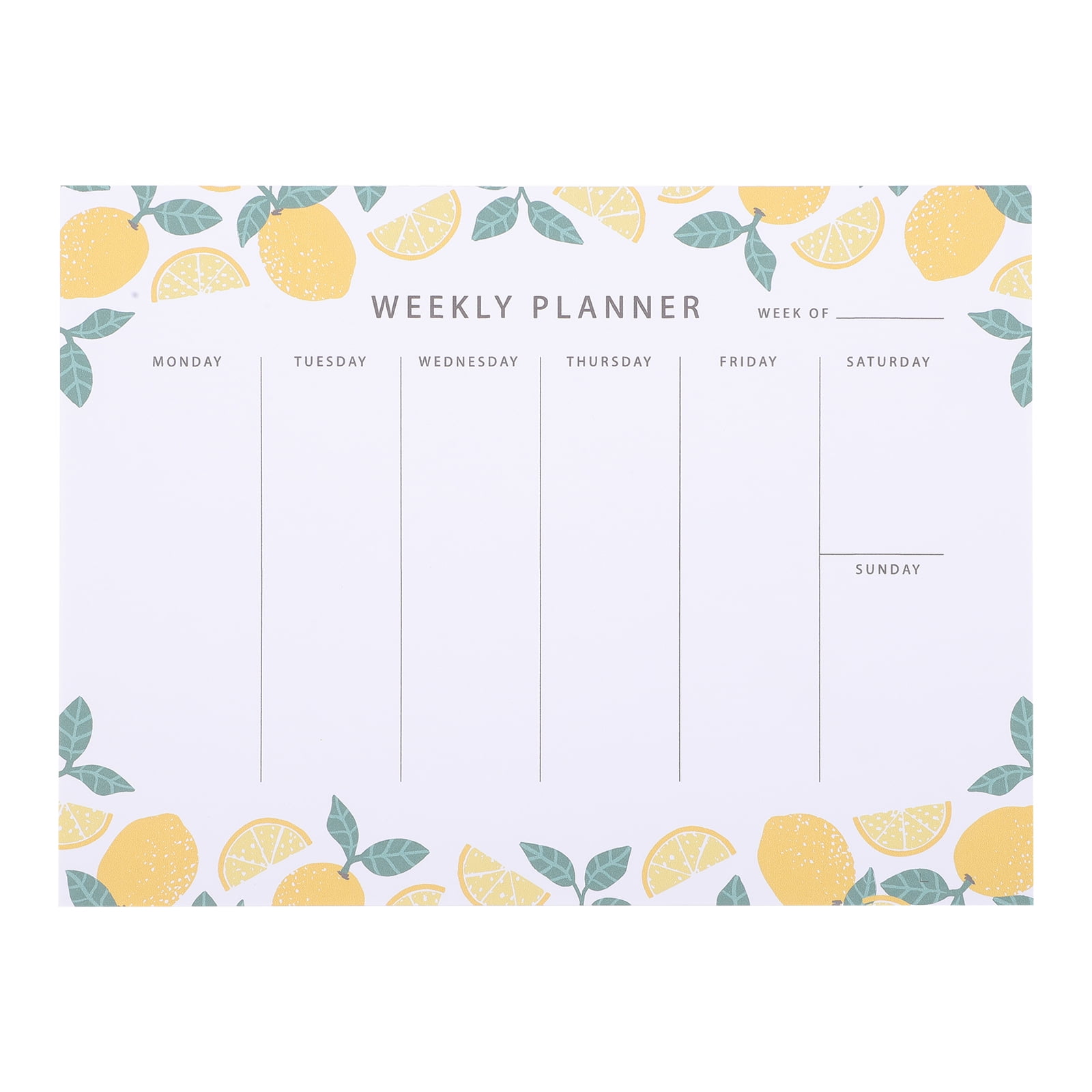 Weekly Planner Planning Notepad for Schedule Mini Calendar Block Desk TO DO List Notepads