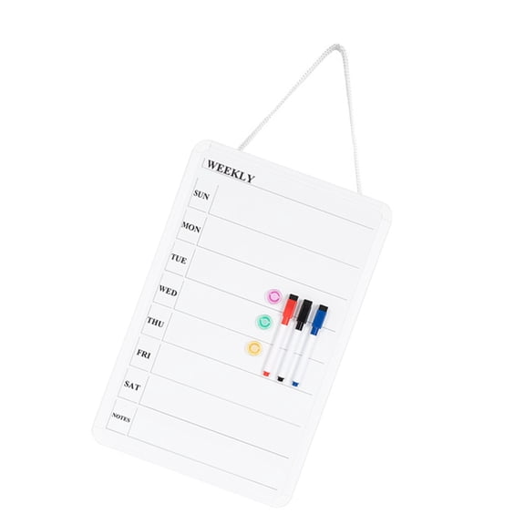 Weekly Schedule Board Wall Mounted Whiteboard Weekly Planner For Task Planning Memos Writing And Photo Display