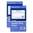 thumbnail image 1 of Weekly Time Sheets, One Part (No Copies), 8.5 x 5.5, 100 Forms/Pad, 2 Pads/Pack | Bundle of 2, 1 of 4