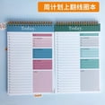 thumbnail image 1 of Weekly Undated Planner Notebook - B5 Flip Up Coil Bound, 52-Week Task Organizer with Priority Sections, Sturdy Chipboard Backing, Portable Desk Schedule Book, 1-Pack, 1 of 4