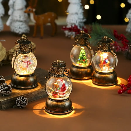 Weekly flyer karymi Christmas Snow Globes Light-Up Horse Lantern Musical Portable USB Or Battery-Powered Requires 3 AAA Batteries 300ml Mens Christmas Gifts up to 70% off Limited Time Deal