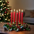 thumbnail image 1 of Weekly karymi Candlelight Dinner Decorations Christmas Home Romantic Table Decorations Candle Bend Candle Holders Bent 5 Heads Christmas Gifts up to 70% off, 1 of 9