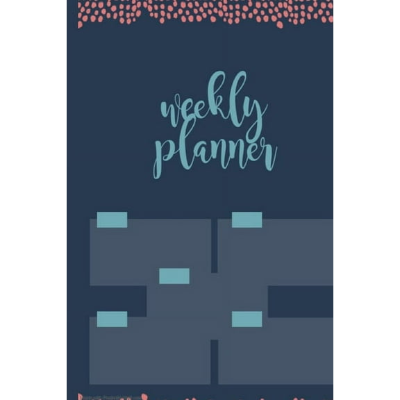 Weekly planner: Daily Weekly Monthly 54 Weeks Calendar and Organizer with to-do list tracker, (Paperback)