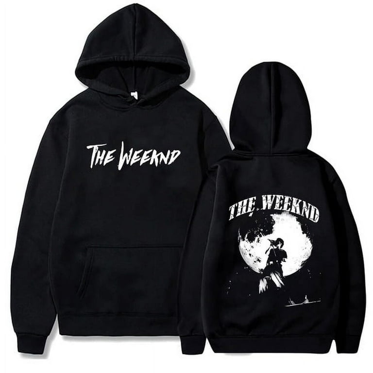 FJ01 Weeknd Fleece Sweatshirts Casual Loose Hoodies the Weeknd Hoodie Y2k Streetwear Pullover Unisex Printing Pullovers Walmart