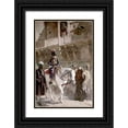 thumbnail image 1 of Weeks, Edwin Lord 13x18 Black Ornate Wood Framed with Double Matting Museum Art Print Titled - Triumphal Procession, 1 of 4