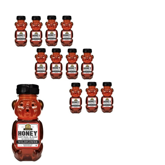 Weeks Honey Farm Wildflower Honey, 12 OZ, 12 Pack
