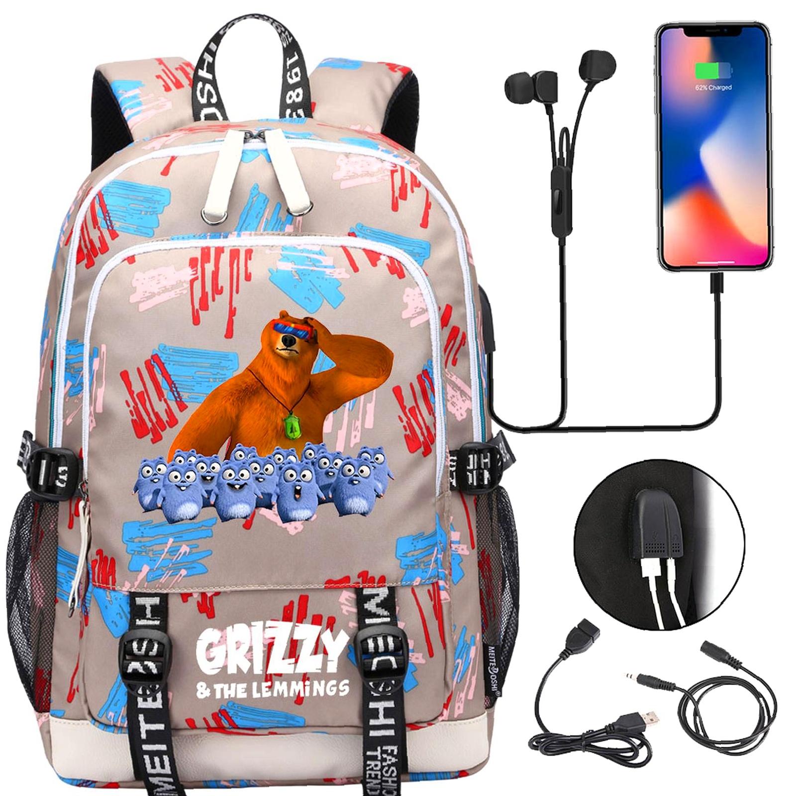 Fun Rucksacks Weekyun Grizzy The Lemmings Fun Backpack for your little one - Cute ...