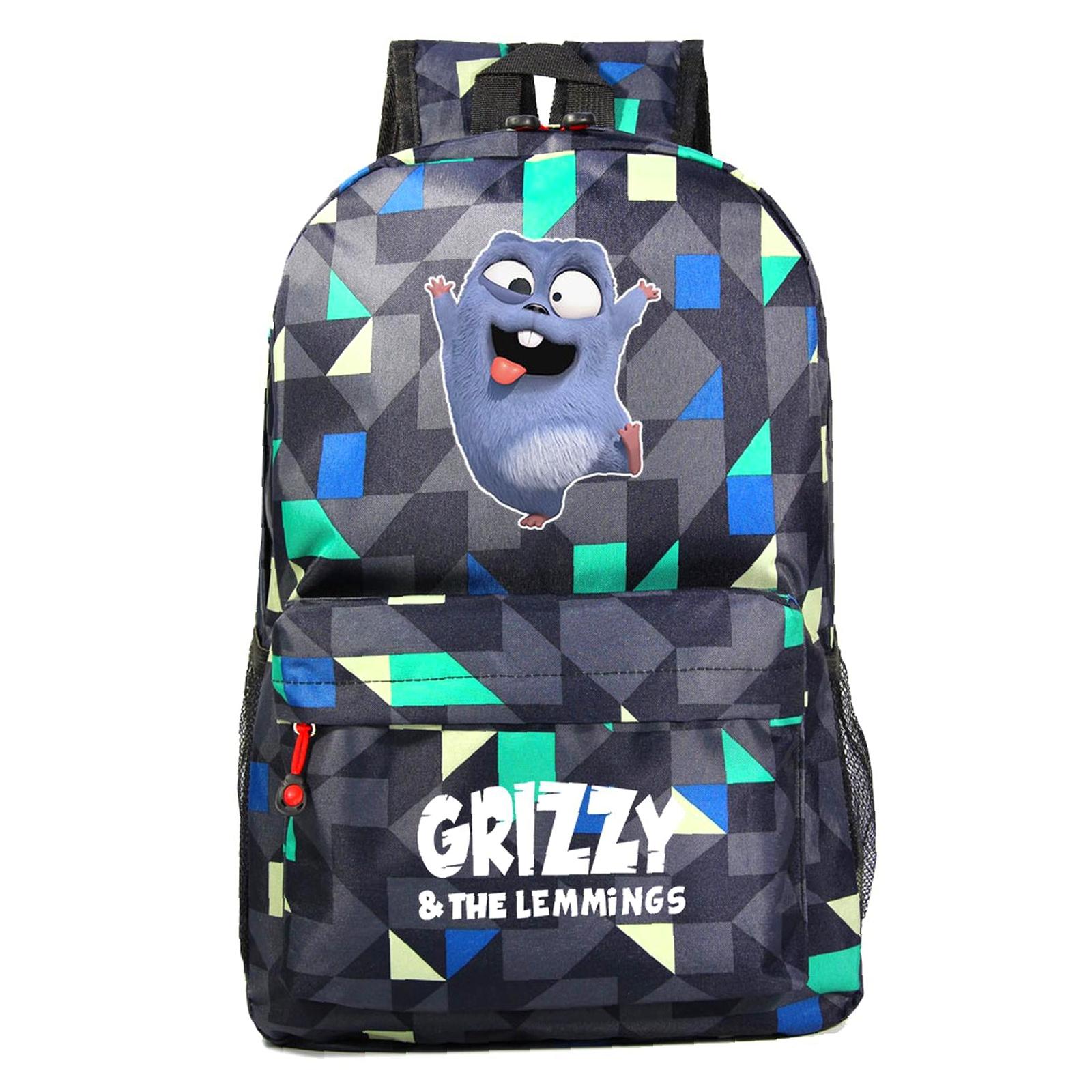 Weekyun Grizzy The Lemmings fans backpack - Waterproof, 15