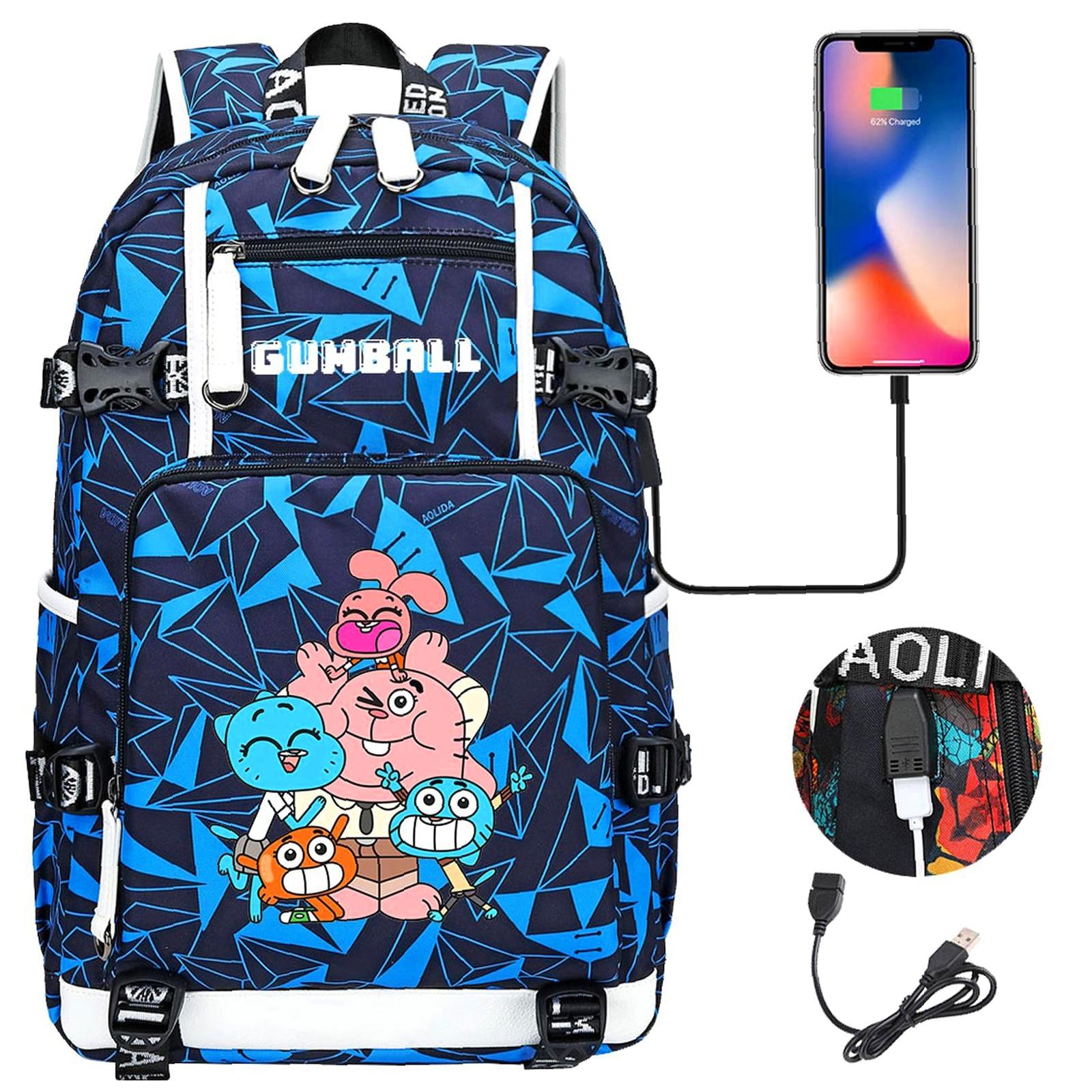 Weekyun Gumball Adventure Backpack for your little one - Cute Multi ...