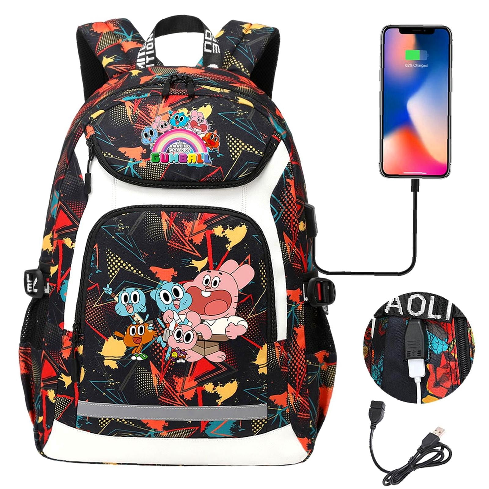 Fun Rucksacks Weekyun Gumball Adventure backpack - Fun Cartoon Bag for young little ...