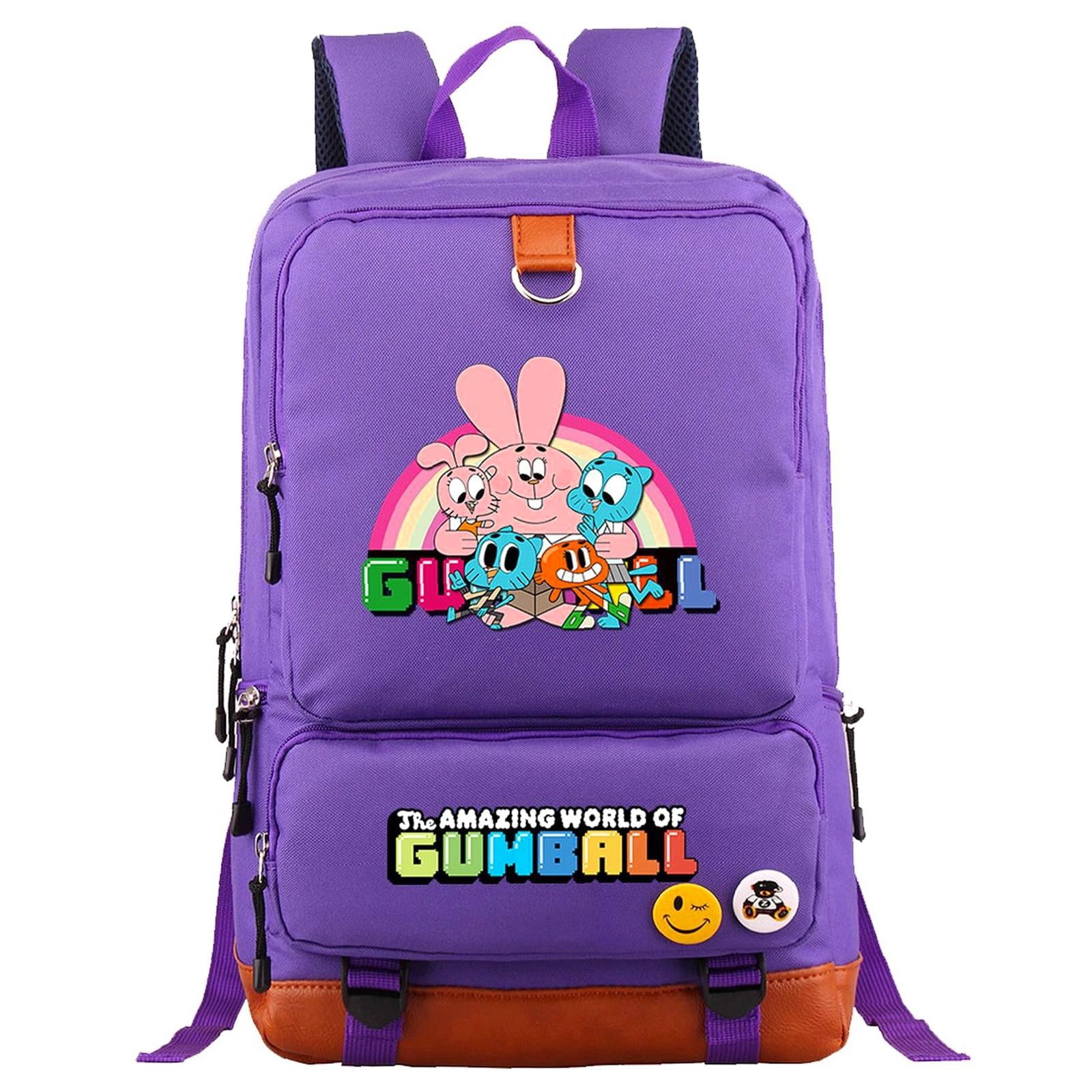 Weekyun Gumball Adventure backpack - Fun Cartoon Design for young ...
