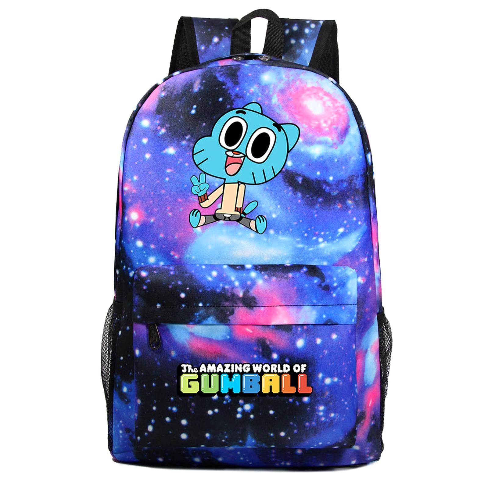 Weekyun Gumball-Inspired fans backpack with Dual Mesh Pockets ...