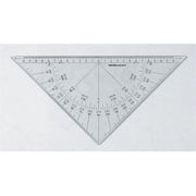 Weems & Plath 103 Protractor Triangle all black scale