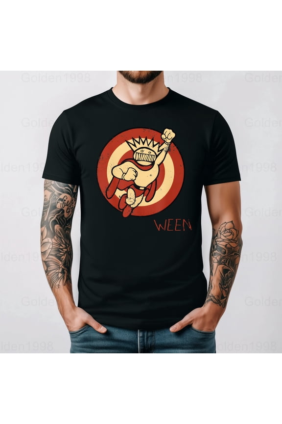 Ween Retro Band Music Concert Tour Fan Vintage Art Fan Gift Graphic Tee,for men & women up to 5XL