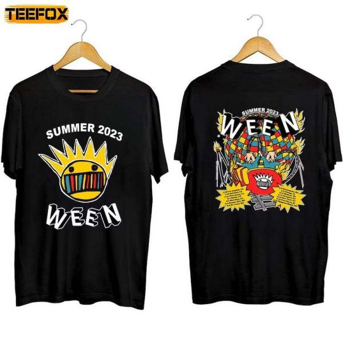 Ween Summer Tour Concert 2023 Rock Band ShortSleeve TShirt