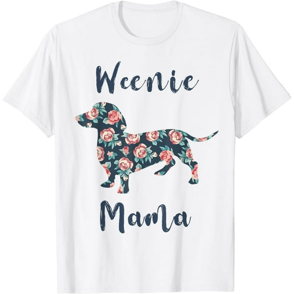 Weenie Mama Dachshund Shirt Women Weiner-Dog Mother Day Gift T-Shirt