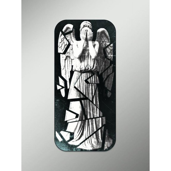 Weeping Angel Doctor Who Vinyl Decals Stickers (Two Pack) | Cars Trucks Vans Walls Laptops Cups | Printed | 2 - 5.5 inch Decals | KCD935