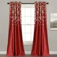thumbnail image 1 of Weeping Flower Room Darkening Window Curtain Set, 1 of 11