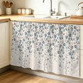 thumbnail image 1 of Weeping Flowers Cabinet Curtain 32"Wx55"L,Dustproof Pantry Door Curtain W/ Self Adhesive Tape,Blue Grey Spring Floral Botanical Rustic Burlap Tall Storage Cover Privacy Drape for Bathroom Kitchen, 1 of 9