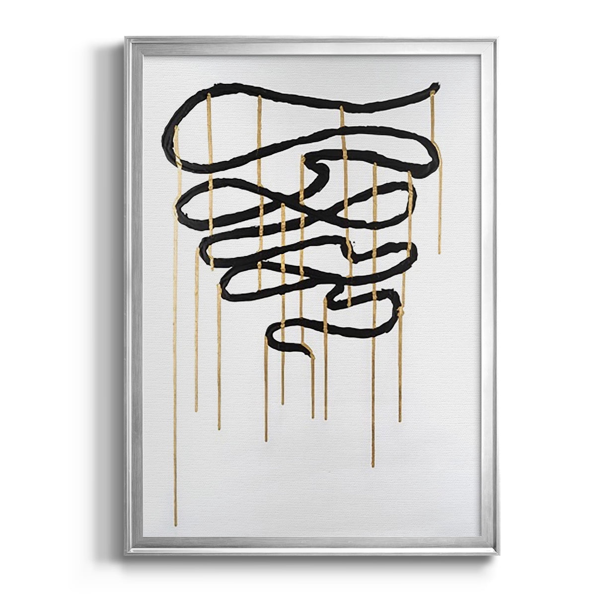 Weeping Ribbon I Premium Framed Print, in Gold, Black, or Silver - Ready to Hang
