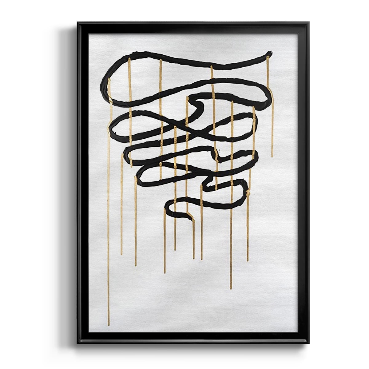 Weeping Ribbon I Premium Framed Print, in Gold, Black, or Silver - Ready to Hang