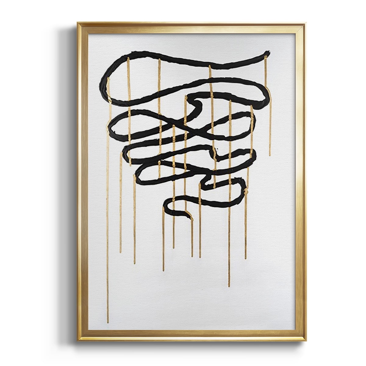 Weeping Ribbon I Premium Framed Print, in Gold, Black, or Silver - Ready to Hang