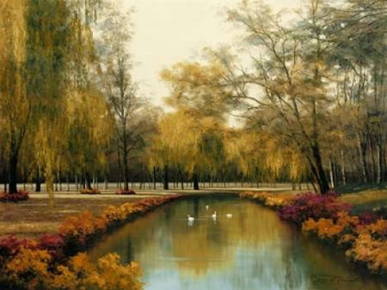 Weeping Willow Canvas Art - Diane Romanello (22 x 28)