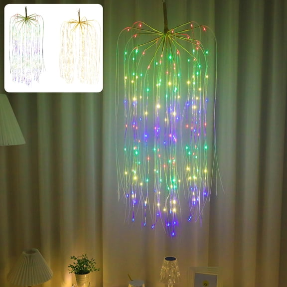 Weeping Willow Fairy Lights with Remote, Valentine'S Day and Christmas Decorative Lights, Indoor Weeping Willow Tree for Home Setting, Living Room Decor, Bedroom Ambient Night Light for Akmoler