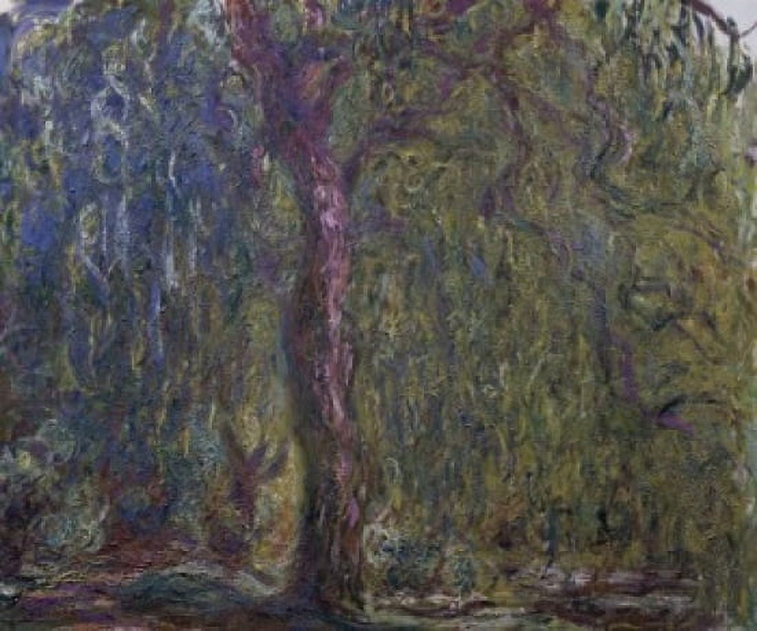 Weeping Willow (Saule Pleureur) c 1919 Claude Monet (1840-1926French) Musee Marmottan Paris Canvas Art - Claude Monet (18 x 24)