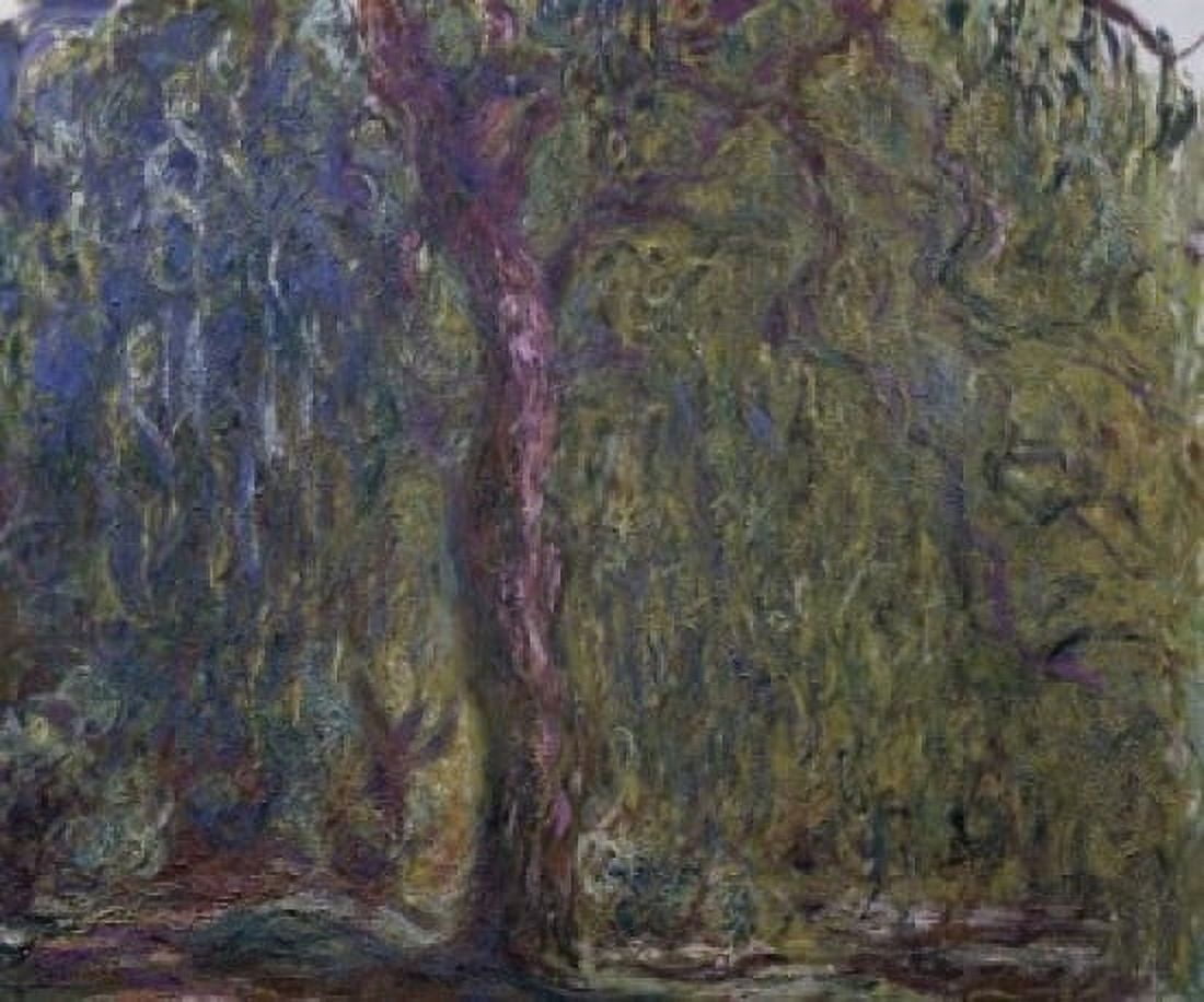 Weeping Willow (Saule Pleureur) c 1919 Claude Monet (1840-1926French) Musee Marmottan Paris Canvas Art - Claude Monet (24 x 36)
