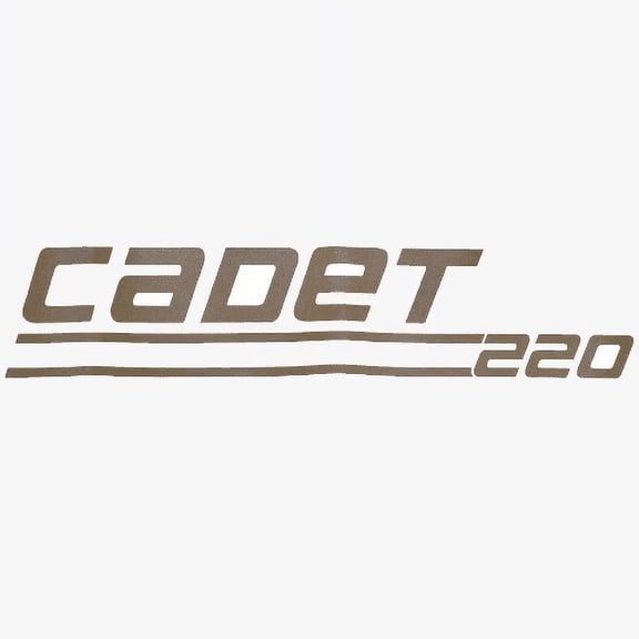 Weeres Pontoon Boat Brand Model Decal 30000341 | Cadet 220 Gold