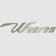 thumbnail image 1 of Weeres Pontoon Boat Raised Brand Decal 138757 | 18 3/4 x 3 5/8 Inch, 1 of 3