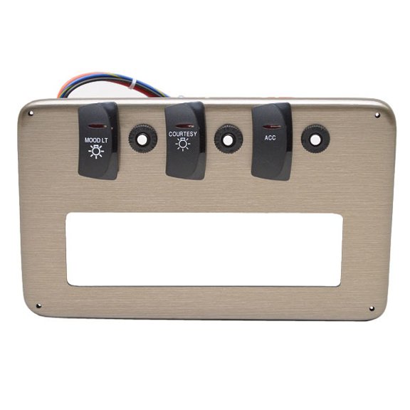 Weeres Pontoon Boat Switch Panel AD-439-020A | 9 3/4 Inch Plastic