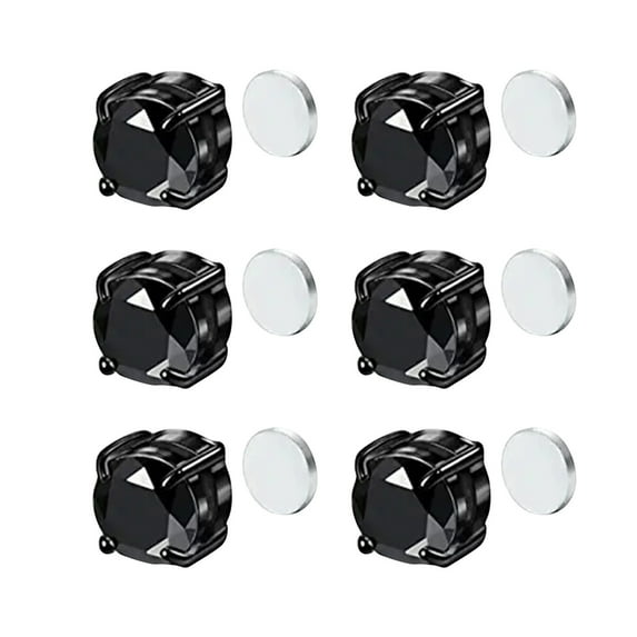 Weerihhol 3 Pairs Magnetotherapy Earrings Earrings Ear Acupressure Earrings No Punching Earrings For Unisex Sew Dolls Books