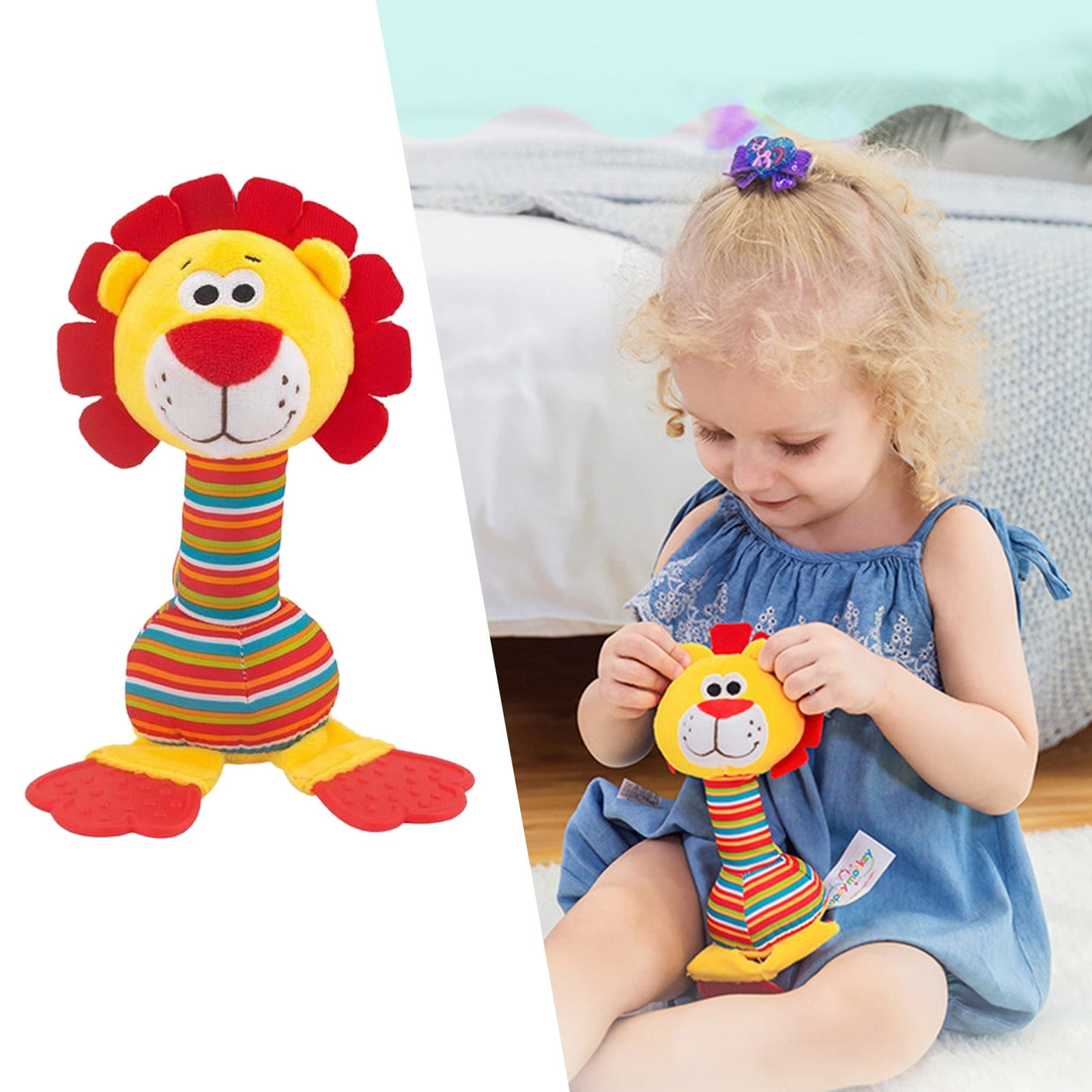 Weerihhol Baby Soft Rattles Shaker Developmental Hand Grip Baby Toys