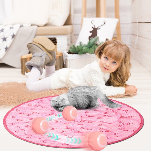 Weerihhol Cat Toys 2 In 1 Interactive Cat Toy Cat Toy Cat Mat Cat