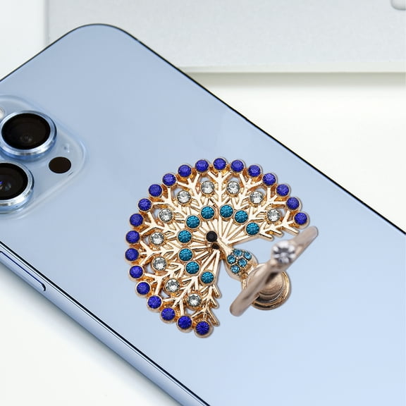 Weerihhol Cell Phone Ring Holder Metal Finger Grip Finger Kickstand 360° Rotation Universal Finger Ring Phone Grip Compatible With All Smartphone Cells at Work Plush