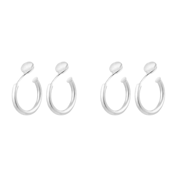 Weerihhol Clip On Earrings For Women Gold Plated Non Pierced Clip On For Non Pierced Ears Gold And 2PCS Rose Earrings for Women