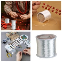 Weerihhol Elastic Stretch String Cord For Jewelry Making Bracelet Beading Thread 80m A Roll 2PCS Cool Beads for Bracelets