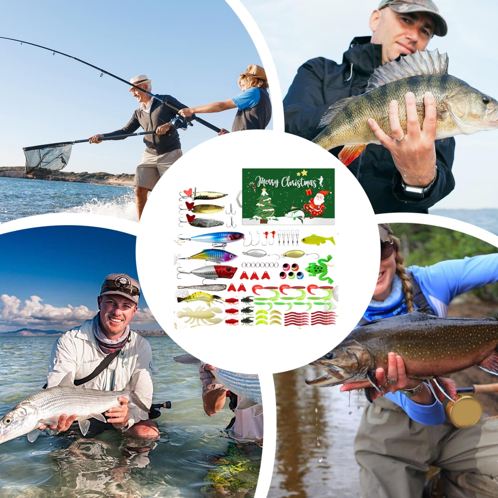 Weerihhol Fishing Advent Calendar 2024 Adult MenTeen Boys 24 Day